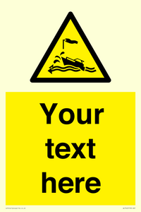 Custom Warning wind over tide conditions